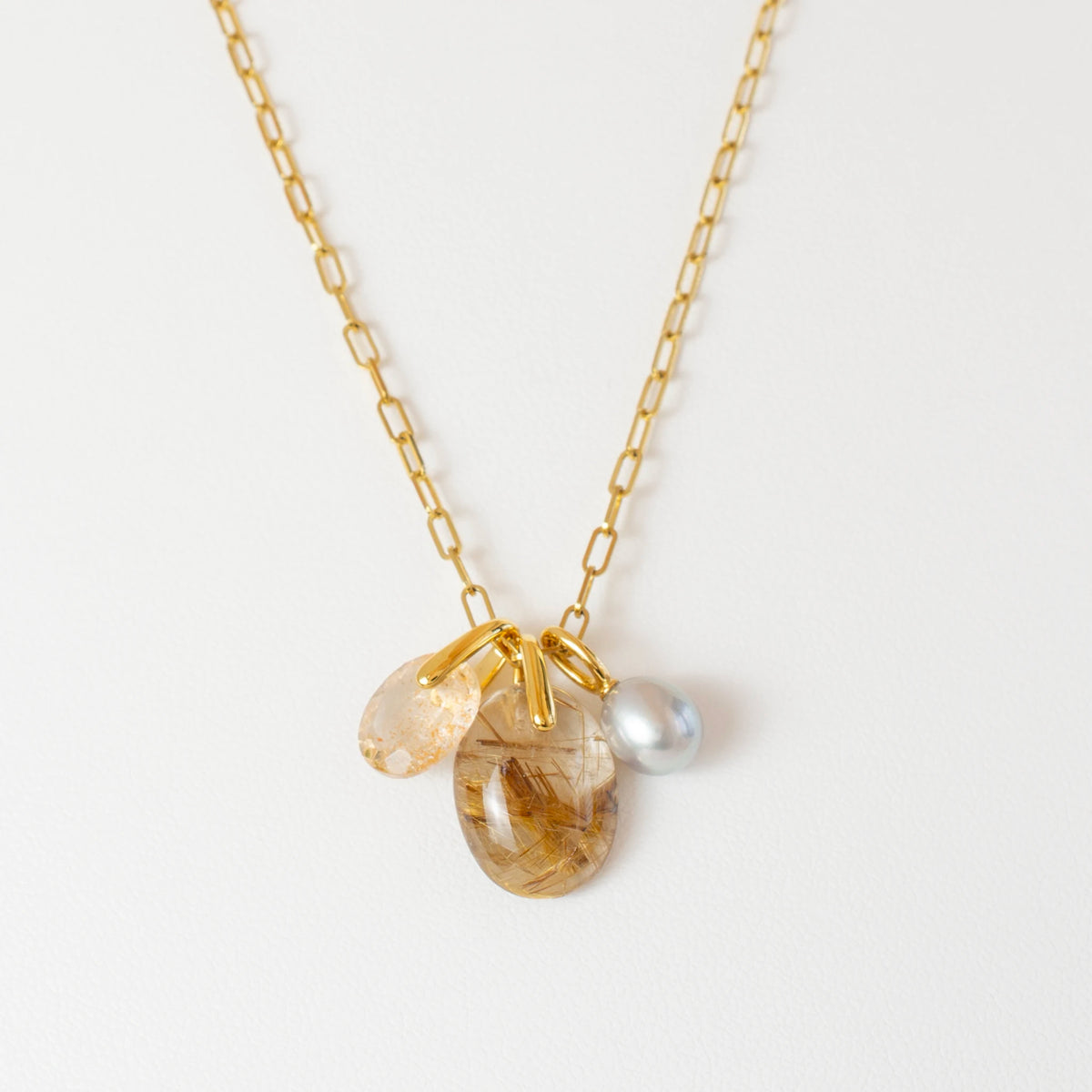 ルチルクォーツ ペンダントトップ PIECES